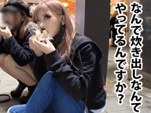 【素人軟派】Tバックをガン見せで歌舞伎町のど真ん中で炊き出しをしているギャルをナンパしガツハメFUCKｗ