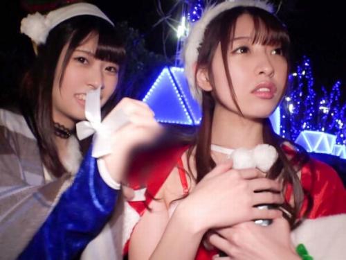 【軟派企画】性なる夜に捕獲したサンタコスをしてた小悪魔美女をガツハメから顔にザーメンぶっかけちゃったよｗ