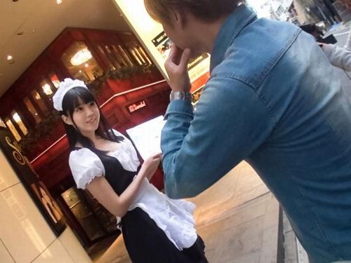 【エロ動画】六本木の天使⇒21才のコスプレカフェ店員をガツハメ堪能しちゃうよｗ
