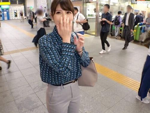 【素人軟派】広告代理店で働く仕事帰りのお姉さんをホテルに連れ込みずらしハメFUCK！