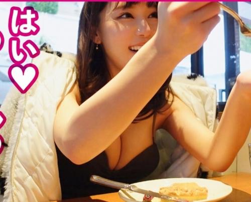 恋人代行サービスでヤッて来たFカップ柔乳のドーナツショップ店員⇒本来禁止のエロ行為までヤレちゃったよｗ