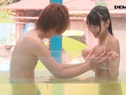 【MM号】可愛らしいビギニ女性をGET⇒初対面の男性と混浴をしながらお互いをマッサージで完堕ち種付けFUCKｗ