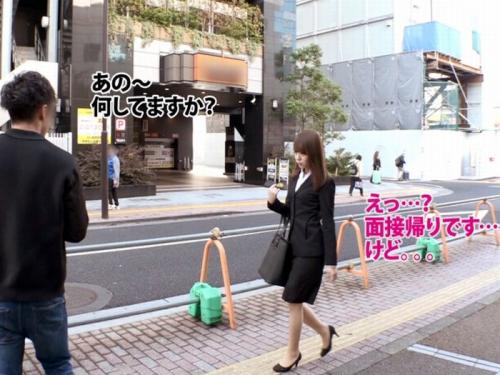 【ナンパ狩り】スタイル抜群なピチ尻リクスー美人JD娘をずらしハメから種付けまでヤッちゃうｗ