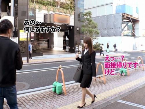 【素人軟派】ビジネススーツ映えする就活中のお姉さんをナンパしガツハメ堪能しちゃうよｗ