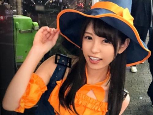 【イベントナンパ】渋谷ハロウィンで軟派したパンプキン魔女っ娘がイヤラシイ声で喘ぎまくり絶頂ｗ