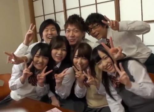 <ハーレム>テンション上がりまくりの修学旅行で男の子と酒をのみそのまま乱交パーティ！