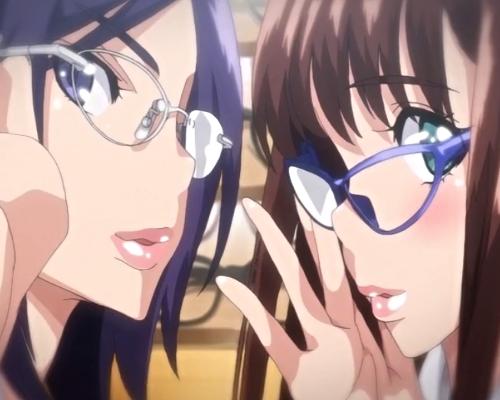 メガネフェチの俺が…メガネ美人の彼女＆実姉とハーレム３P♡♡♡メガネnoメガミ
