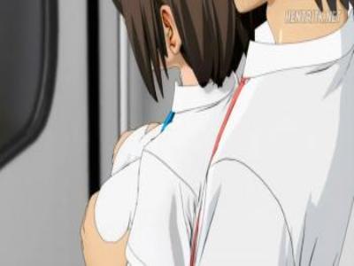 神画質の3DCG！！痴漢したらイッちゃった変態巨乳JKに強姦レイプ口内射精！！