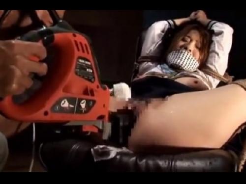【児玉しの】鬼畜マシンバイブ＆電マ拷問！爆乳ぽっちゃり女子高生を緊縛拘束して凌辱！監禁バイブ嬲り＆潮吹き肉便器堕ち調教でイッＱ！