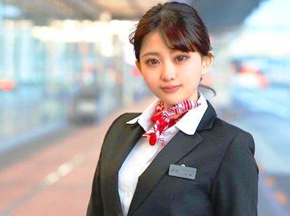 【MM号】「高嶺の花！CAの黒パンストにぶっかけ！」際どい部分を責められて感度が上がっていき断りきれずに最後までしてしまったｗｗｗ！