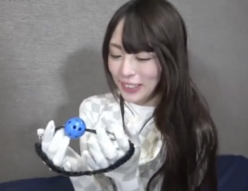 【全身タイツ×ボールギャグ】「すっごい苦しいけど気持ち良いです///」ドM女子が初めてのゼンタイプレイをしてみた結果・・・