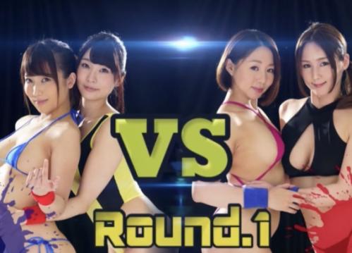 [キャットファイト]女だらけのタッグマッチ！水着でエロボディ晒しながら放送事故発生しまくりでやばいwww