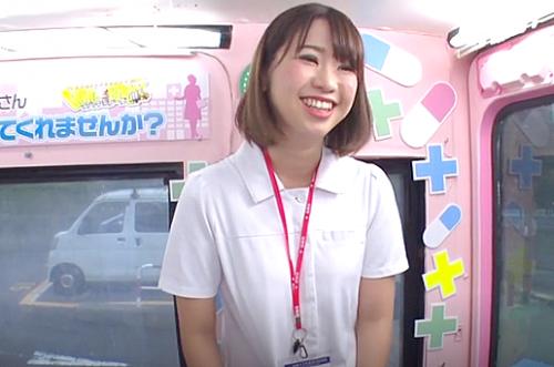 【素人】普段清楚で真面目なナースさんでもち○ぽを目の前にすると火照ってしまうみたいですｗｗｗ！