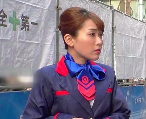 【素人】「CAさんと着エロ中出しセックスｗｗ！」お客様に尽くす喜びを日々感じるドM美女！