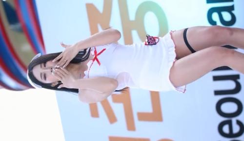 【ダンス】激カワ韓国美人の腰クネ誘惑エロダンス♡いやらしぃ衣装で美尻を振るからマジ勃起ww