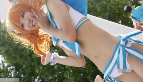 【アニコス】【同人 素人】コミケでGETしたキラキラギャルの激カワレイヤー♡笑顔がまぶしくて見れませんけどシコりますww