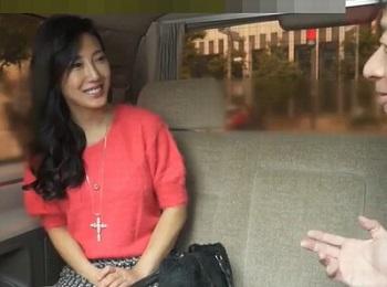 【人妻ナンパ】フェロモンあふれすぎ！アラサーのセレブ妻が夫に飽きてAV出演