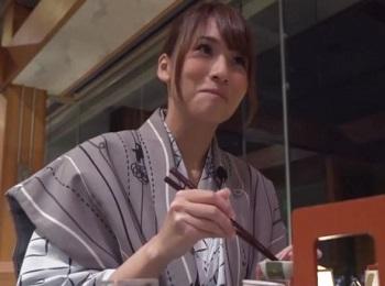 【人妻ナンパ】不倫サイトで知り合った若妻と温泉旅行！お酒も入りエッチな気分に
