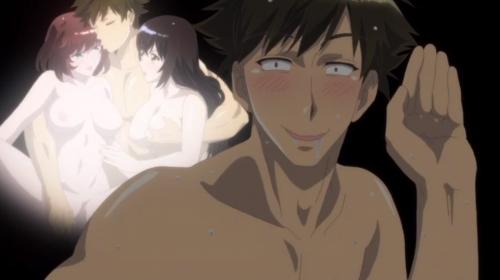 ひょんなことから一緒に住み始めた男女3人❤美女ふたりのエッチな誘いに鼻の下が伸びっ放し❤女って積極的～！