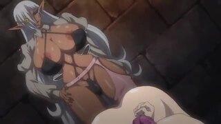 爆乳エルフ国のお姫様が鬼畜な男に捕らえられてしまいSEXに溺れるｗ