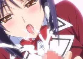 美少女女子校生がおち○ぽにお口でご奉仕！JKめがけてザーメン発射しちゃう！