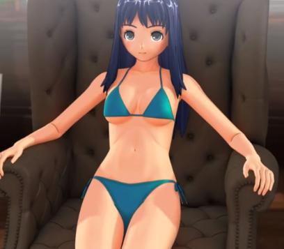 緑色にビキニが似合う上目使いがカワイイ女子のピュアな恋愛は恥じらうアソコからエッチへと発展していく☆