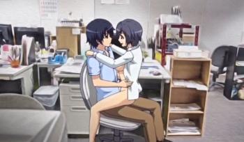 会社でセックスしまくり！拘束プレイに快感感じてイッちゃう女の子！