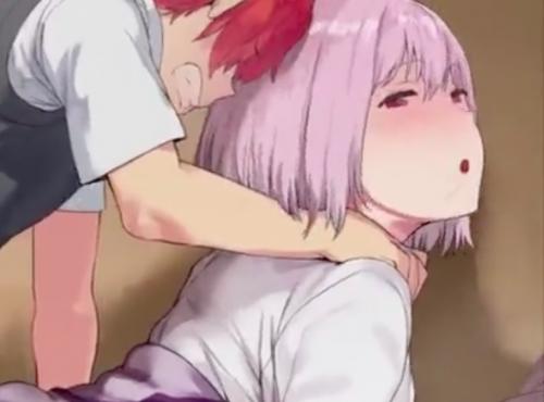 少年に首絞めされてアヘ顔で感じるお姉さん