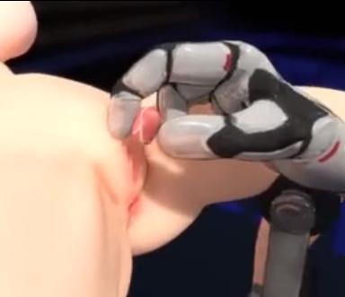 ロボットにアソコを機械で徹底的に性感帯開発でイジられる！巨乳のヒロイン女子は拘束され絶叫昇天痙攣までイカされてしまう！