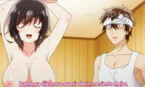 サウナの中でぷるぷるおっぱい美女とパコハメ！