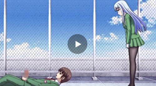 屋上で一人でしてたら、同級生の女子に見つかって…？