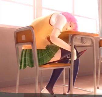 【実話実録】学校の教室での発情期女子の秘密の事情を再現ｗトイレにイキたいけど教室でもアリかなぁと少し変質性癖娘！