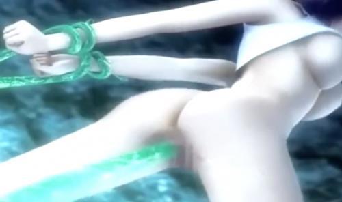FFの巨乳美女ヒロインが触手におかされちゃう！