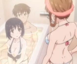 本当の兄弟姉妹ではないから裸のエロいイチャラブな関係のハーレム状態で巨乳美女にヤリ抜き射精し放題！