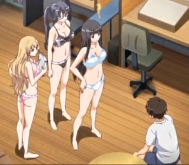 エッチなDVD制作オフィスで美女に囲まれハーレムな男は巨乳でセクシーな悩める女性社員を体でご奉仕！