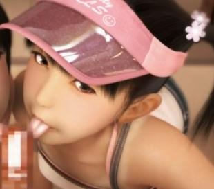 少女たちとの極上の３P‥サンバイザーが似合ってる女の子がカワイイ♡日焼け跡がくっきりの夏の思い出のイケナイお遊び☆