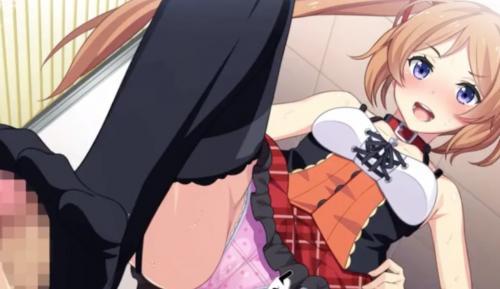 ツインテール美少女がおちんちんを足でコキコキしながらイカせちゃう！