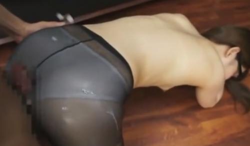 美尻パンスト秘書がエロい尻コキで凄い勢いの尻射ぶっかけ♡パンスト尻に濃い精子をぶちまける快感ｗ