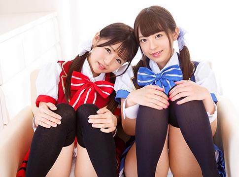 【ロリ】禁断の超密着外神田の本物アイドルとサンドイッチ逆3P！ 夢のハーレムプレイ！