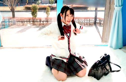 【マジックミラー号】ツインテール黒髪JKが拘束バイブでM性開発！？ガクブルさせながら痙攣イキSEX！