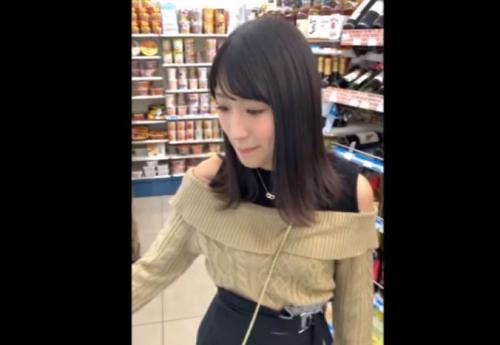 【素人】モデルテイでバイト代をちらつかせ、コンビニでお酒も買い込みホテルへGo！
