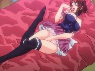 《エロアニメ》激エロなニーハイ美女がサカってオナニーしちゃう♥ショタ男子を淫乱に舐め舐めしちゃう(*´▽｀*)