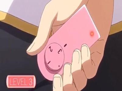 《エロアニメ》膣マンコにローターを仕込まれた巨乳女子校生！友達と話しているのを狙って振動強にするド変態男子！！