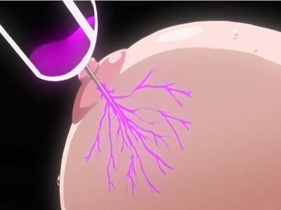 《エロアニメ》触手注射器で乳首をブシュッと刺す！！母乳ミルクスプラッシュ！！特大卵を産み落とされる爆乳美女！！