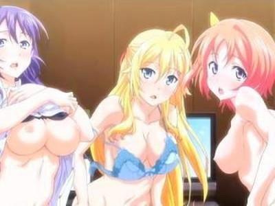 ＜レズ＞えちえちガーターベルトお姉さんのケツ穴くぱぁ❤陥没乳首も飛び出すアナル中出しハーレム濃厚セックス！！