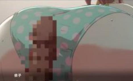 【美少女】ビンビンに勃起した巨根チンポをパンツの上からズリズリ擦り付けられちゃうロリ童顔美少女