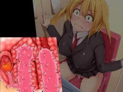 ＜トロ顔＞仕事中は強制ディルド椅子＾＾処女だろうと関係なしな擬似イボちんぽで2穴＆尿道を蹂躙されて失禁お漏らし！！