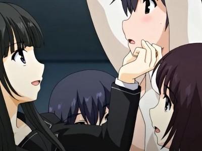 『ハーレム』教室で男を吊るして痴女プレイ。後退して拘束プレイもしちゃう。中出し種付けセックス！