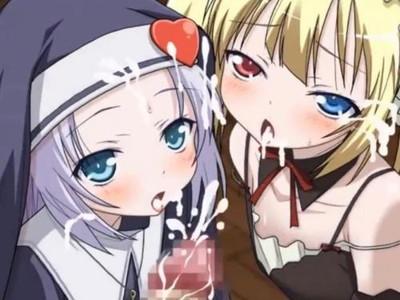 《ロリ》はがないの小鳩とマリアにエッチなフェラ抜きしてもらう^_^ヒロイン総動員で生ハメ中出しファック祭♥