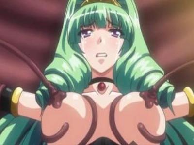 捕虜の命と交換に＜調教＞責めに耐える姫様。一晩中放置され、終わった頃にはマン汁が溢れ過ぎてくたくた。